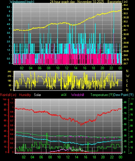 24 Hour Graph for Day 10