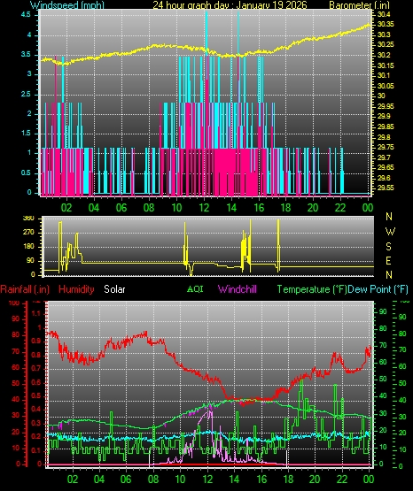 24 Hour Graph for Day 19