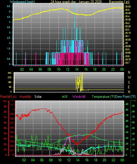 24 Hour Graph for Day 20