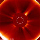 Latest LASCO C2 image of the Sun