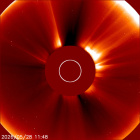 Latest LASCO C2 image of the Sun