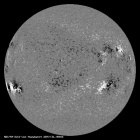 Latest SDO/HMI Magnetogram image of the Sun