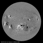 Latest SDO/HMI Magnetogram image of the Sun