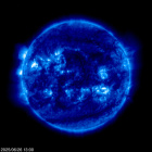Click for time-lapse image of the sun