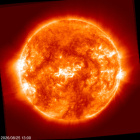 Click for time-lapse image of the sun